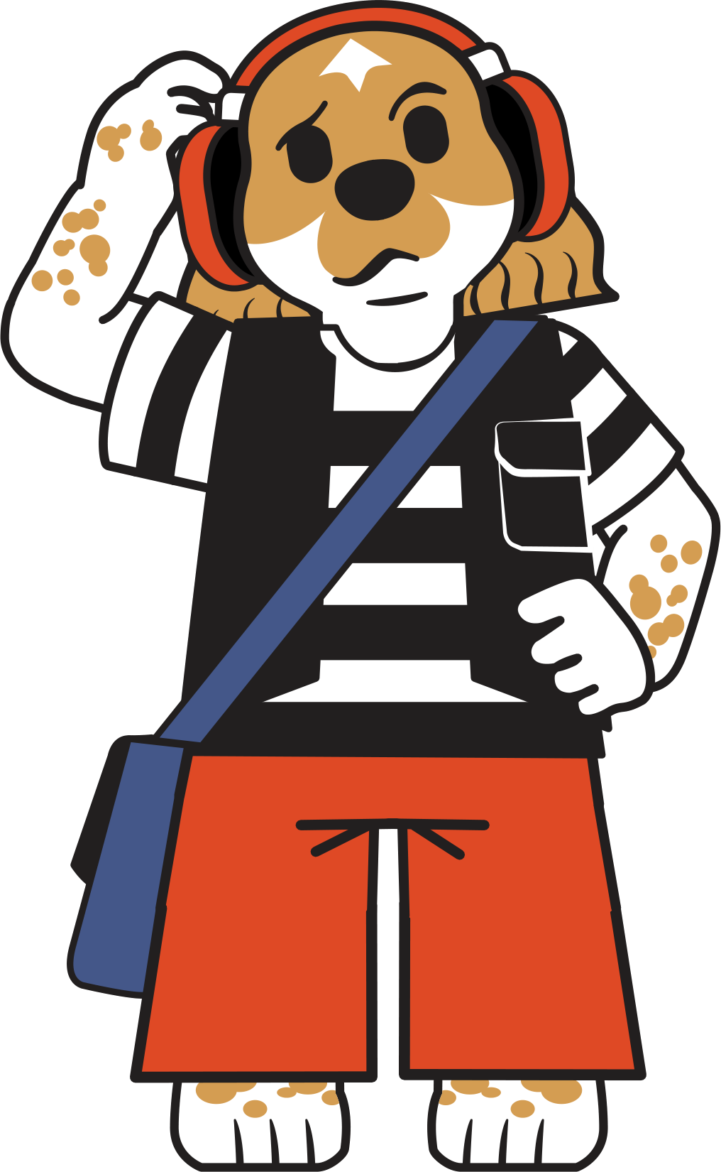 Maskot REMIX kebingungan